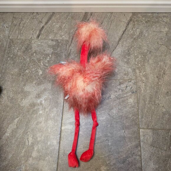 Jellycat London FLORA FLAMINGO Plush with Tag Pink Bird Stuffed Animal 21” Long - Picture 6 of 8